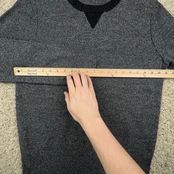 Banana Republic Filpucci Sweater Women Medium Wool Blend Yarn Pullover Gray - Picture 3 of 7